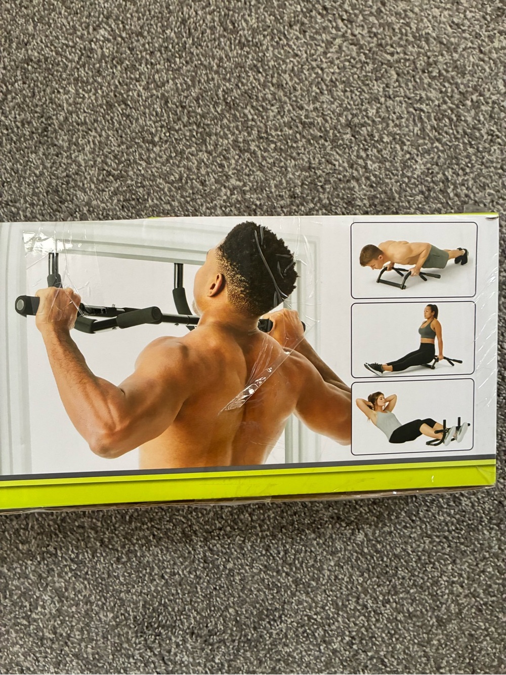 Athletic Works Black Pull-Up and Multi-Grip Bar